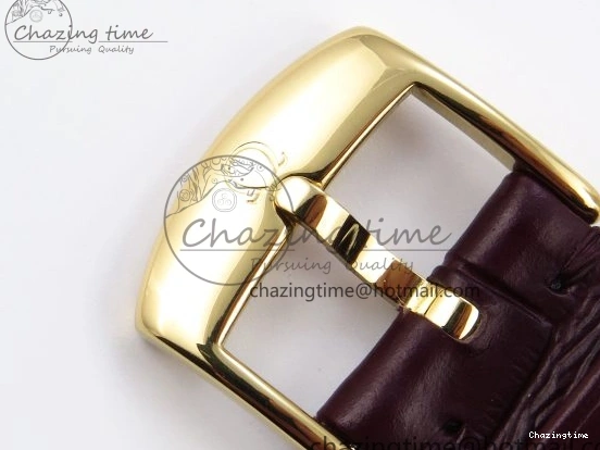 0415 De Ville Date YG MKF 1:1 Best Edition Brown Dial Roman Marker on Brown Leather Strap A OdorResistant 7751